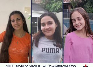 Tres patinadoras en el Argentino de Salta