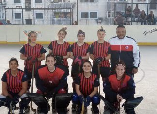 Goleada de las Chicas de Hockey
