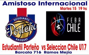 Amistoso internacional de Básquet