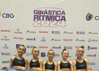 GIMNASIA RITMICA BRILLÓ EN BRASIL