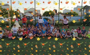 Los niños de la Colonia tuvieron su campamento