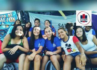 Agustina, en el Nacional de Natación
