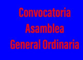 Convocatoria Asamblea General Ordinaria