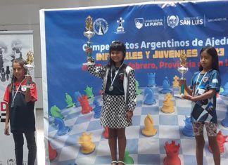 VALERIA CAMPEONA ARGENTINA DE AJEDREZ