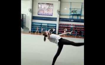 Entrenamiento de Gimnasia Rítmica